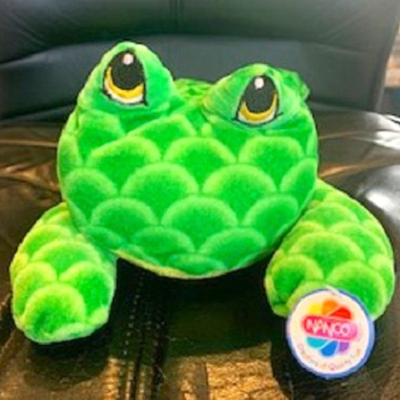 NWT Nanco Soft Plush Green Frog Stuffed Animal Toy 18" - Picture 1 of 7